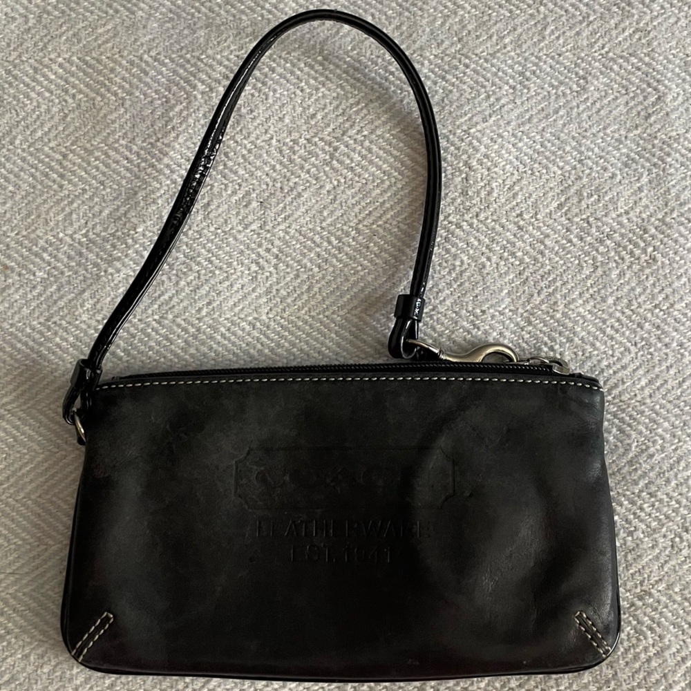 Coach Black Wristlet